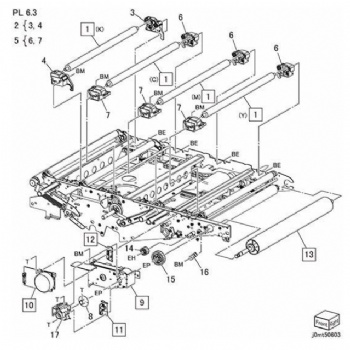 IBT Belt Assembly (2 of 5) For Xerox Versant 80 V180 2100 3100 Series