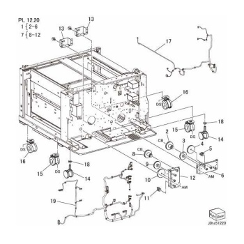 Tray3/4 Gear Assembly For xerox C60 C70 series