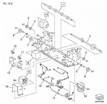 Regi. Transport Assembly (4 of 4) For Xerox Versant 80 V180 2100 3100 Series