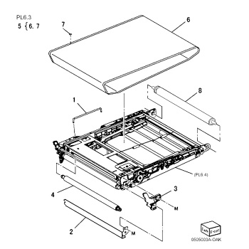 IBT Assembly (1 of 2) For xerox 7835 7845 series
