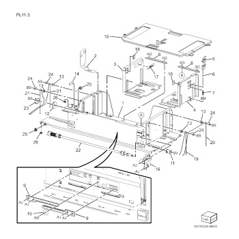 Tray 3 (TTM) For xerox 7835 7845 series