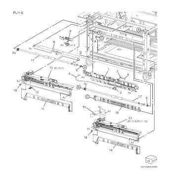 Tray 2/3 Paper Feed (TTM) For xerox 7835 7845 series