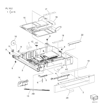 Tray 2, 3, 4 Assembly (3TM -  7830/35) For xerox 7835 7845 series