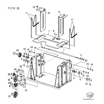 HCF Tray 6 (2 of 2) For xerox 7835 7845 series