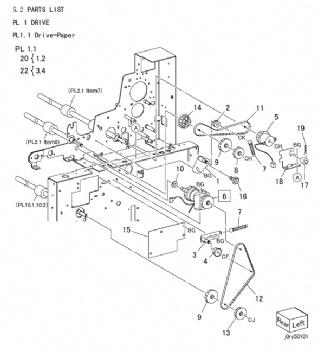 Drive-Paper For Xerox DW 3030 6204 6604 6605 Series